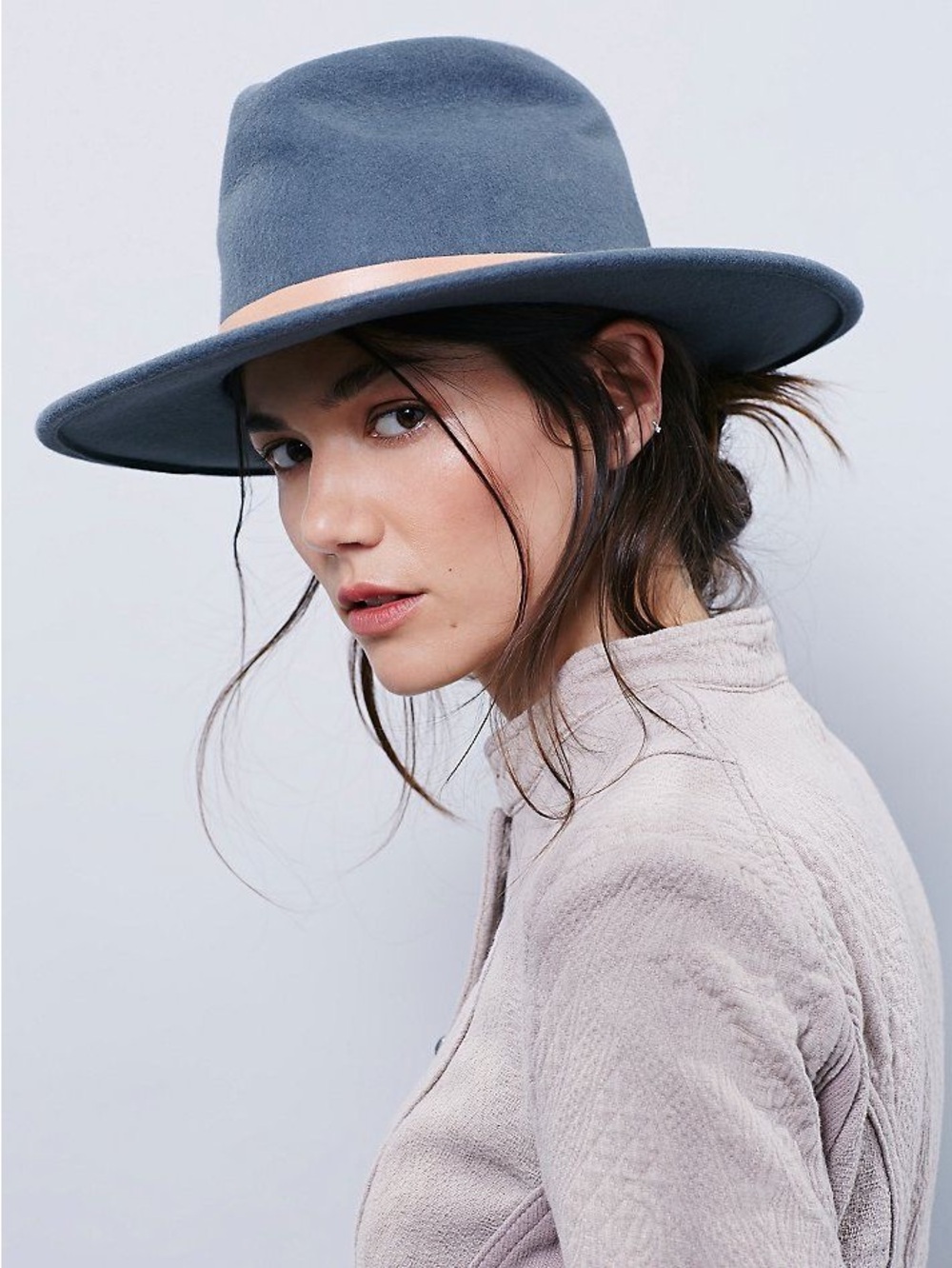 Lack Of Color - Blue Wool Fedora